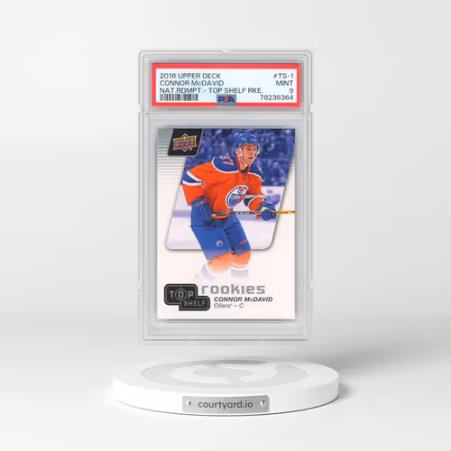 2016 Upper Deck National Redemption Top Shelf Rookies #TS-1 Connor McDavid (PSA 9 MINT)