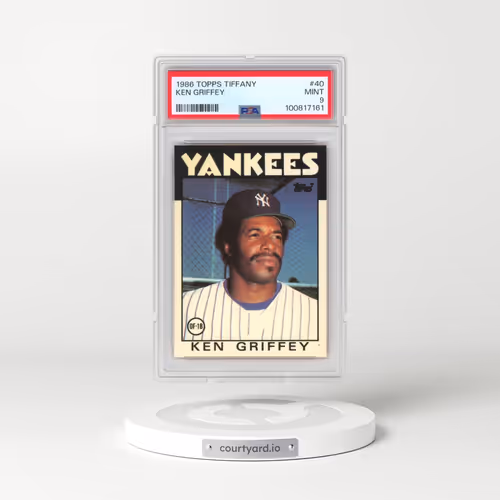 1986 Topps Tiffany #40 Ken Griffey (PSA 9 MINT)