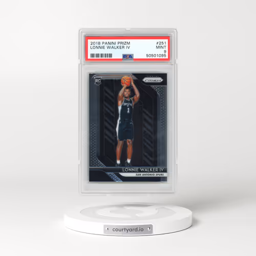 2018 Panini Prizm #251 Lonnie Walker IV (PSA 9 MINT)
