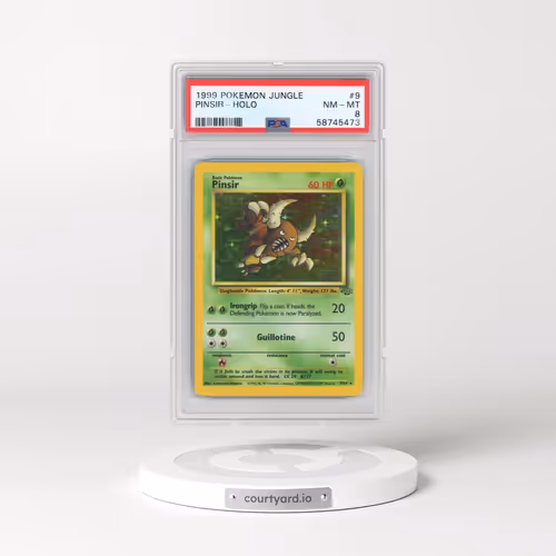 1999 Pokémon Jungle #9 Pinsir - Holo (PSA 8 NM-MT)