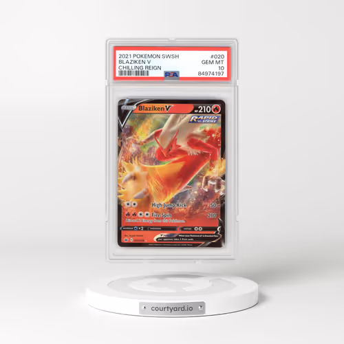 2021 Chilling Reign #020 Blaziken V - Holo (PSA 10 GEM MINT)