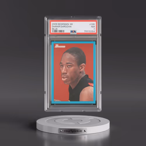 2009 Bowman '48 #105 DeMar DeRozan - Blue (PSA 7 NM)