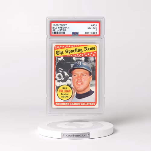 1969 Topps #431 Bill Freehan - All-Star (PSA 6 EX-MT)