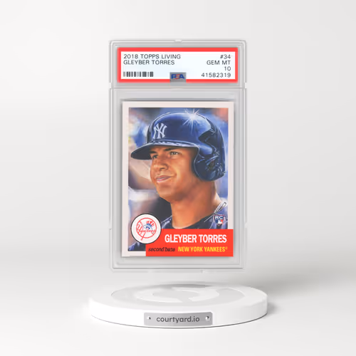2018 Topps Living #34 Gleyber Torres (PSA 10 GEM MINT)