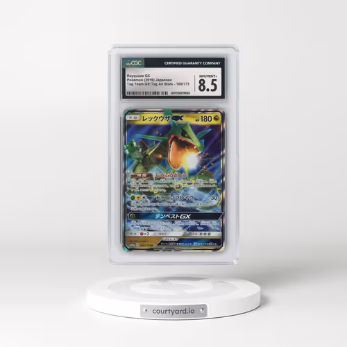 2019 Tag Team GX: Tag All Stars #100/173 Rayquaza GX - Holo (CGC 8.5 NM-MT+)
