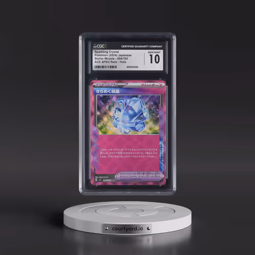 2024 Stellar Miracle #094/102 Sparkling Crystal - ACE SPEC Rare Holo (CGC 10 GEM MINT)