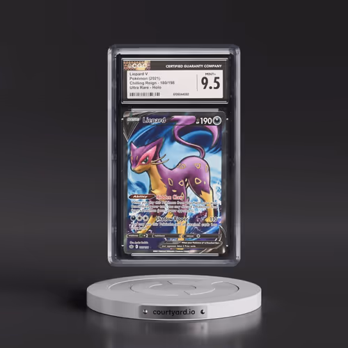 2021 Chilling Reign #180/198 Liepard V - Ultra Rare Holo (CGC 9.5 MINT+)