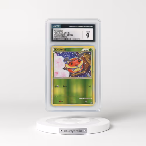 2010 Triumphant #65/102 Kricketot - Reverse Holo (CGC 9 MINT)