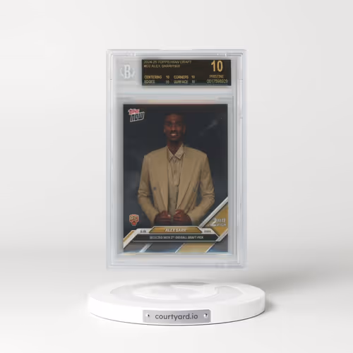 2024 Topps Now Draft #D2 Alex Sarr/1908* (BGS 10 PRISTINE)