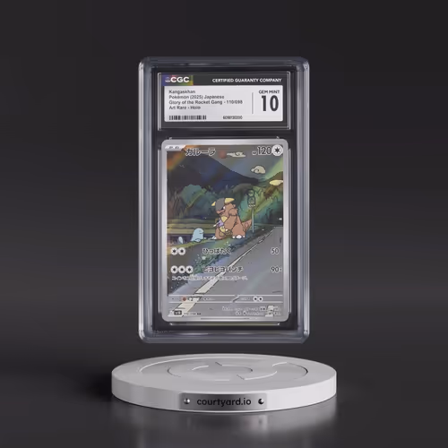 2025 Pokémon SV10-Glory of Team Rocket #110 Kangaskhan - Art Rare (CGC 10 GEM MINT)