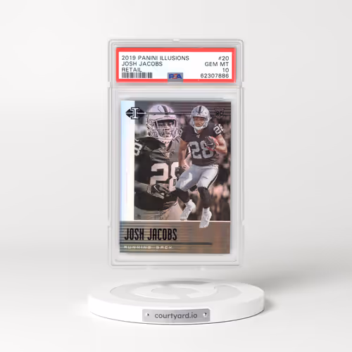 2019 Panini Illusions #20 Josh Jacobs - Retail (PSA 10 GEM MINT)