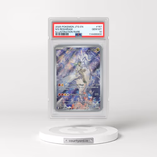 2025 Pokémon Jtg EN-Journey Together #167 N's Reshiram - Illustration Rare (PSA 10 GEM MINT)