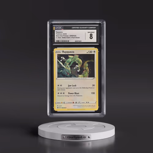 2017 Black Star Promos - Sword & Shield #SWSH029 Rayquaza - (Cosmos Holo) (CGC 8 NM-MT)