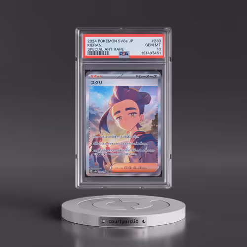 2024 Pokémon Sv8a-Terastal Fest EX #230 Kieran - Special Art Rare (PSA 10 GEM MINT)