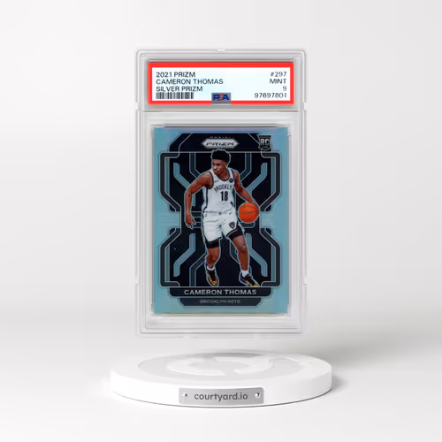 2021 Panini Prizm #297 Cameron Thomas - Silver Prizm (PSA 9 MINT)