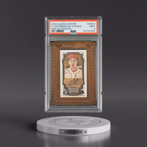2024 Topps Allen & Ginter Mini Baseball Autographs #MACE Christian Encarnacion-Strand (PSA 9 MINT)