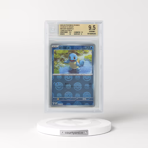 2023 Japanese Scarlet & Violet Promos #61 Squirtle - Holo (BGS 9.5 GEM MINT)