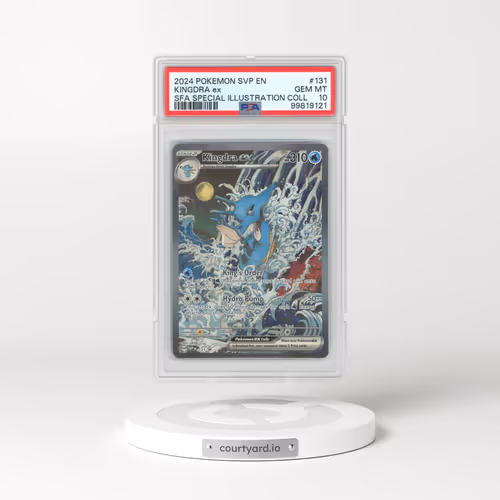 2024 Pokémon Svp EN-SV Black Star Promo #131 Kingdra EX - Holo Shrouded Fable Special Illustration Collection (PSA 10 GEM MINT)