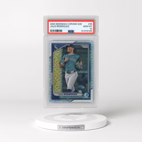 2024 Bowman Chrome Mega Box #95 Julio Rodriguez (PSA 10 GEM MINT)