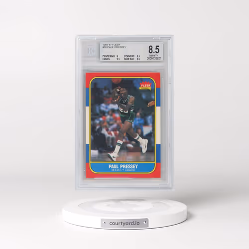 1986 Fleer #88 Paul Pressey (BGS 8.5 NM-MT+)