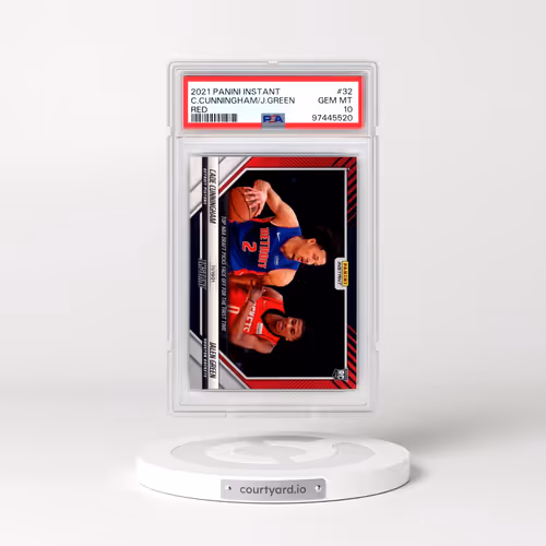 2021 Panini Instant #32 Cade Cunningham/Jalen Green - Red (PSA 10 GEM MINT)