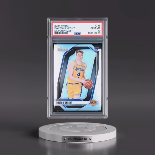 2024 Panini Prizm #238 Dalton Knecht - Silver Prizm (PSA 10 GEM MINT)