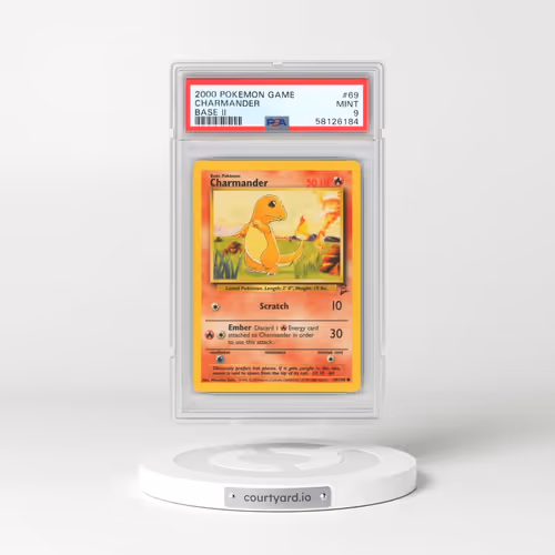 2000 Pokémon Game Base II #69 Charmander (PSA 9 MINT)