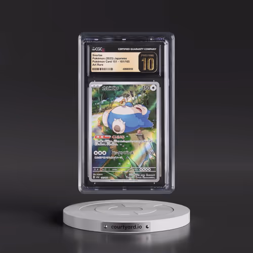 2023 Pokémon Card 151 #181/165 Snorlax - Art Rare Holo (CGC 10 PRISTINE)