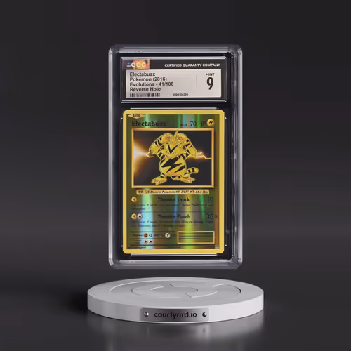 2016 Evolutions #41/108 Electabuzz - Reverse Holo (CGC 9 MINT)