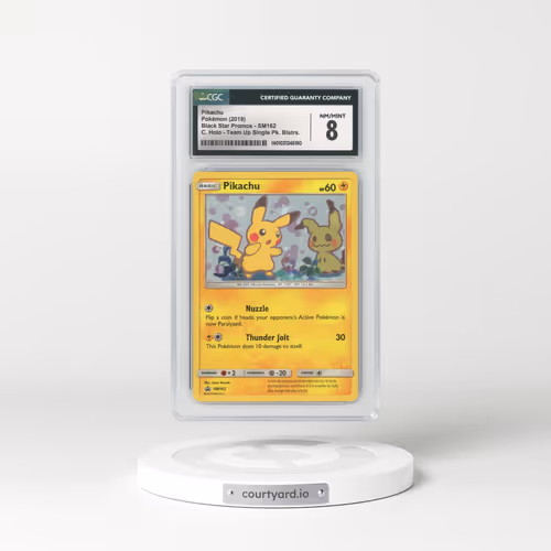 2016 Sun & Moon Promos #SM162 Pikachu - Holo (CGC 8 NM-MT)