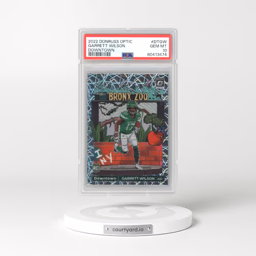 2022 Panini Donruss Optic Downtown #DTGW Garrett Wilson (PSA 10 GEM MINT)