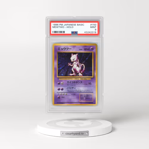 1996 Pokémon Basic #150 Mewtwo - Holo (PSA 9 MINT)