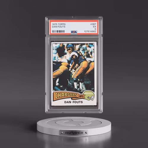 1975 Topps #367 Dan Fouts (PSA 5 EX)