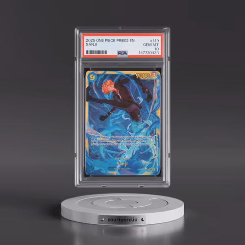 2025 One Piece PRB02-Premium Booster -One Piece Card the Best- Vol.2 #119 Sanji (PSA 10 GEM MINT)