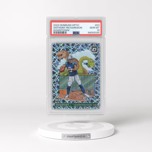 2023 Panini Donruss Optic Downtown! #D3 Anthony Richardson (PSA 10 GEM MINT)