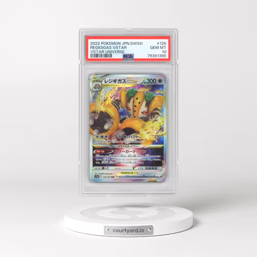2022 Pokémon Sword & Shield Vstar Universe #125 Regigigas Vstar (PSA 10 GEM MINT)