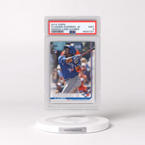 2019 Topps Vladimir Guerrero Jr. - Missing Card Number (PSA 9 MINT)