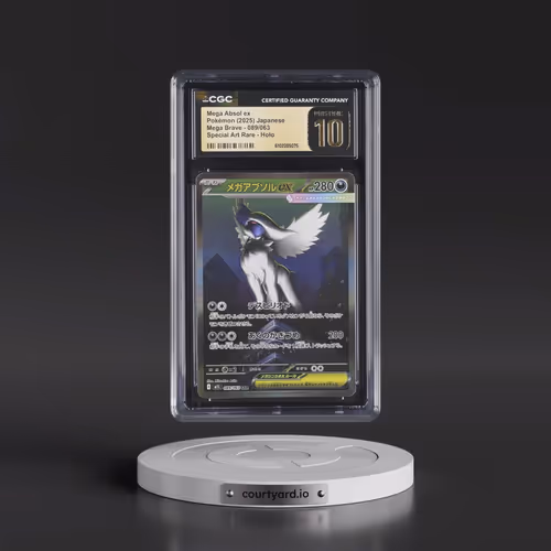 2025 Mega Brave - M1L #089/063 Mega Absol ex - Special Art Rare Holo (CGC 10 PRISTINE)