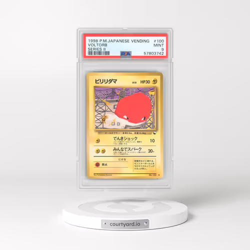 1998 Pokémon Vending #100 Voltorb - Series II (PSA 9 MINT)
