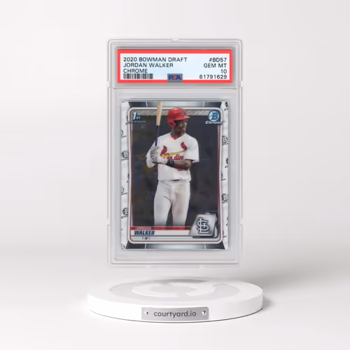 2020 Bowman Draft #BD57 Jordan Walker - Chrome (PSA 10 GEM MINT)