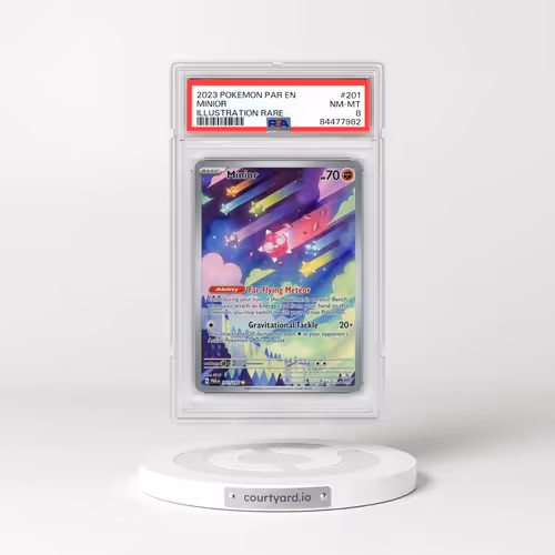2023 Pokémon Par EN-Paradox Rift #201 Minior - Illustration Rare (PSA 8 NM-MT)