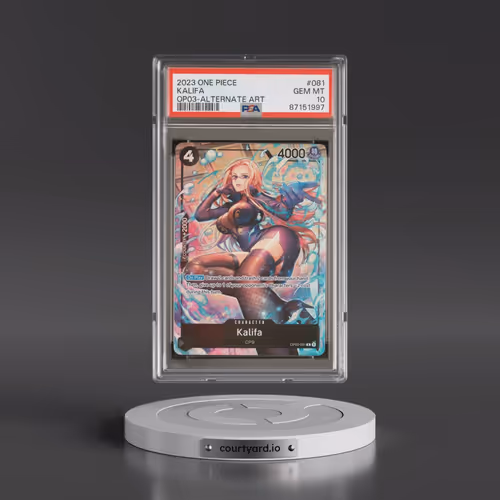 2023 One Piece Pillars of Strength #081 Kalifa - Alternate Art (PSA 10 GEM MINT)