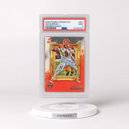 2020 Panini Chronicles Gridiron Kings #GK1 Joe Burrow (PSA 9 MINT)