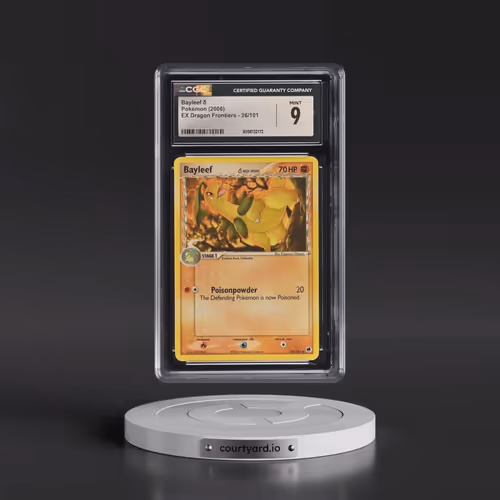 2006 EX Dragon Frontiers #26/101 Bayleef δ (CGC 9 MINT)
