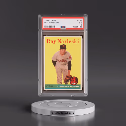1958 Topps #439 Ray Narleski (PSA 5 EX)