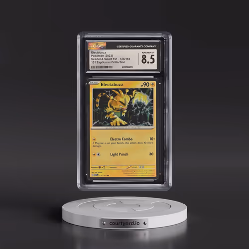 2023 Scarlet & Violet 151 - MEW EN #125/165 Electabuzz - Cosmos Holo 151 ex Box-Zapdos ex (CGC 8.5 N