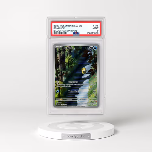2023 Pokémon Mew EN-151 #175 Psyduck - Illustration Rare (PSA 9 MINT)