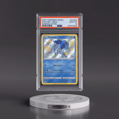 2021 Pokémon Sword & Shield Shining Fates #SV022 Suicune - Holo (PSA 10 GEM MINT)