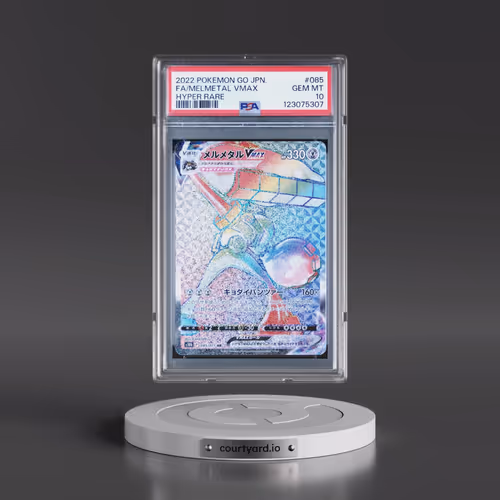 2022 Pokémon Go #085 Melmetal Vmax - Full Art Hyper Rare (PSA 10 GEM MINT)