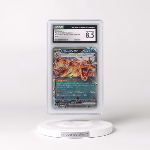 2023 Ruler of the Black Flame #066/108 Charizard ex - Holo (CGC 8.5 NM-MT+)